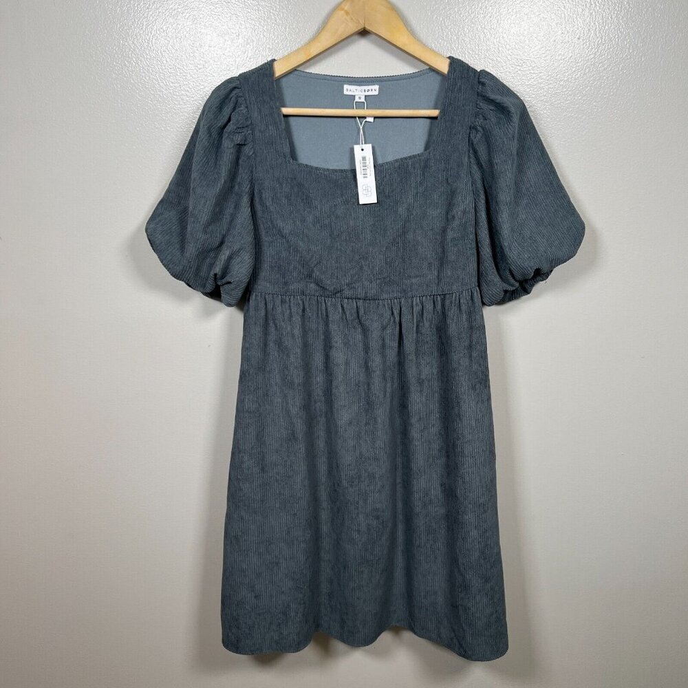 NWT Baltic Born Charcoal Mini Dress